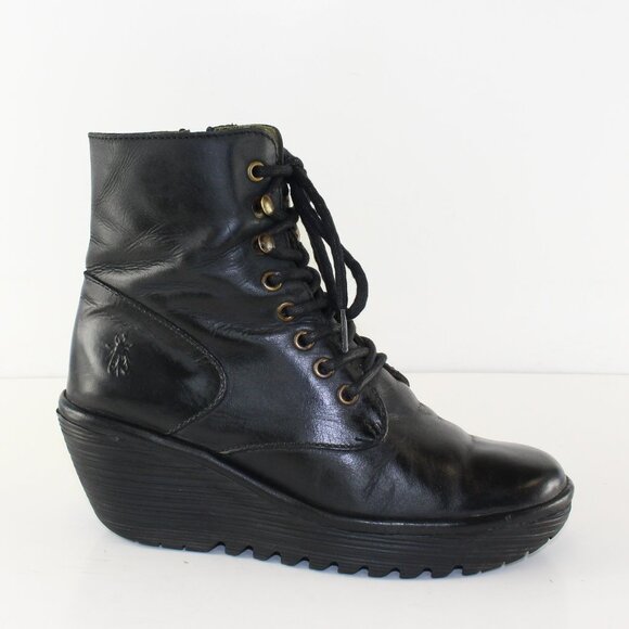 Fly London Wedge Ankle Booties (EU 38 / 7.5 US) - Picture 6 of 12